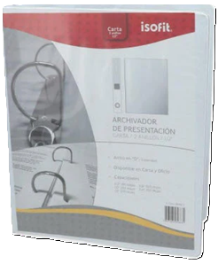 CARPETA BLANCA 2 ANILLAS TAMAÑO CARTA 2.5"